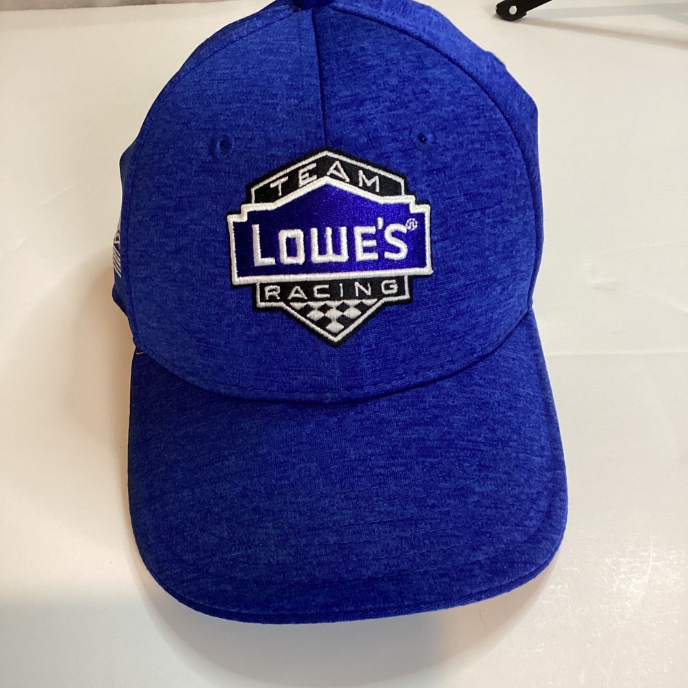 New Era 39THIRTY Team Lowes Racing Jimmie Johnson 48 Hat Kids Youth Royal Blue